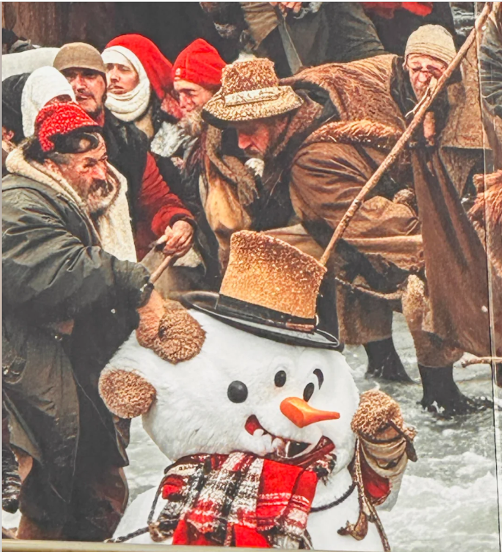 Kingston Christmas mural