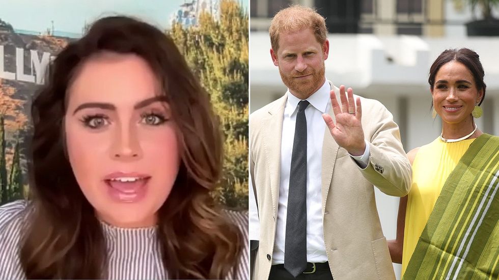 Kinsey Schofield and Prince Harry and Meghan Markle