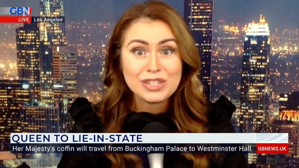 Kinsey Schofield appearing on Breakfast with Eamonn and Isabel