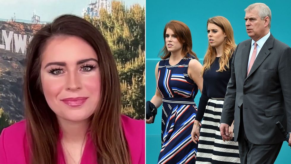 Kinsey Schofield, Princess Beatrice, Princess Eugenie, Prince Andrew