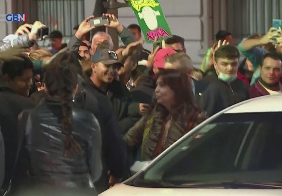 Argentina's Vice President Cristina Fernandez de Kirchner escapes assassination attempt after gun jams