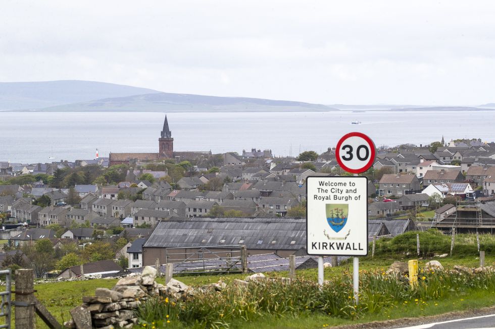 Kirkwall in Orkney, Scotland