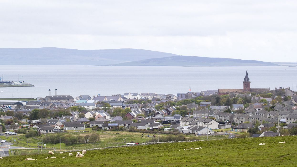 Kirkwall, Orkney, in the Northern Isles of Scotland