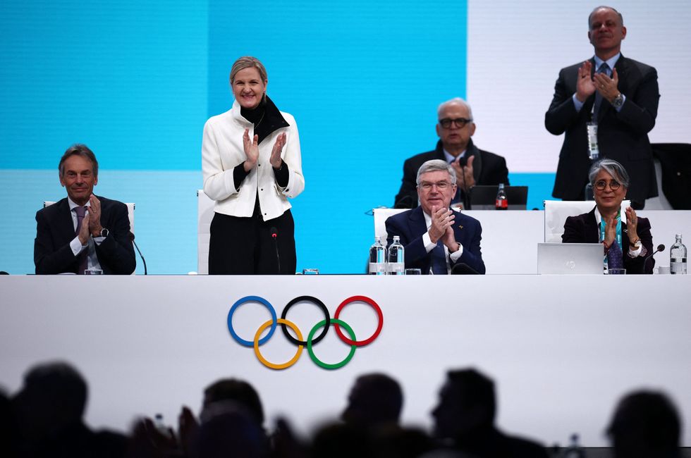 Kirsty Coventry was addressing the 145th IOC congress in Milan ahead of Friday's Winter Olympics opening ceremony
