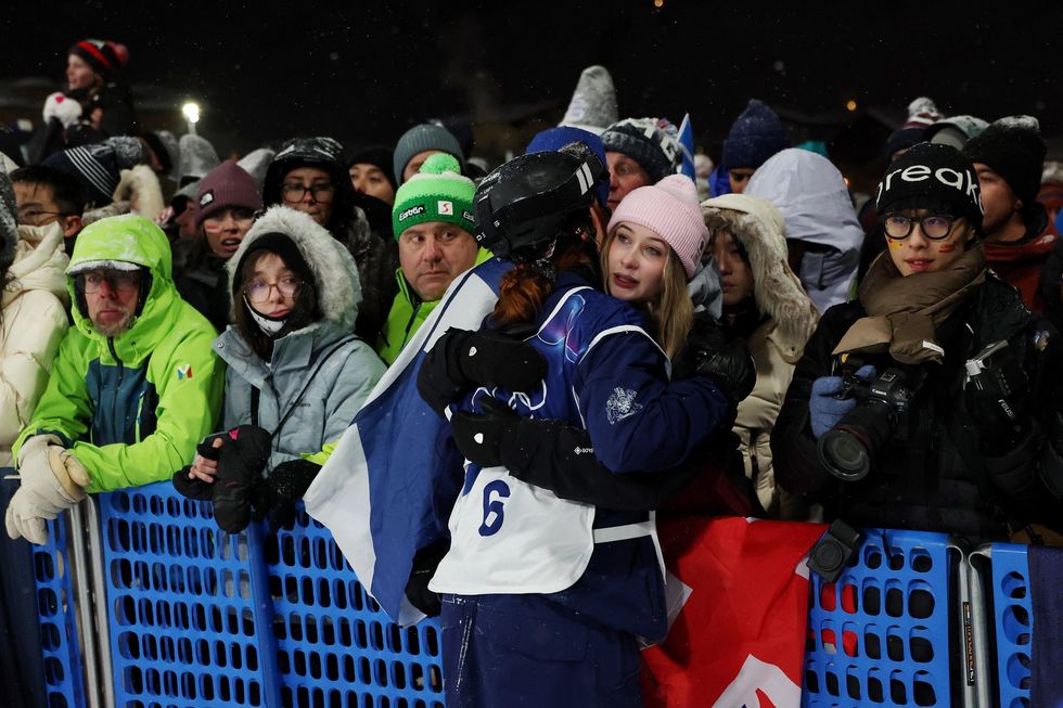 Kirsty Muir became emotional when speaking about her family, who cheered her on from the sidelines