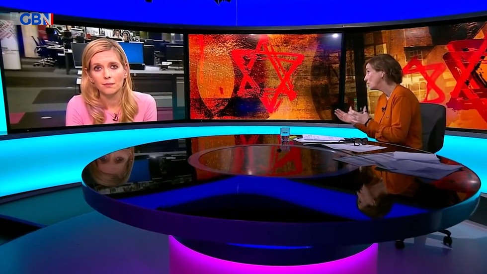 Kirsty Wark and Rachel Riley appear on BBC Newsnight