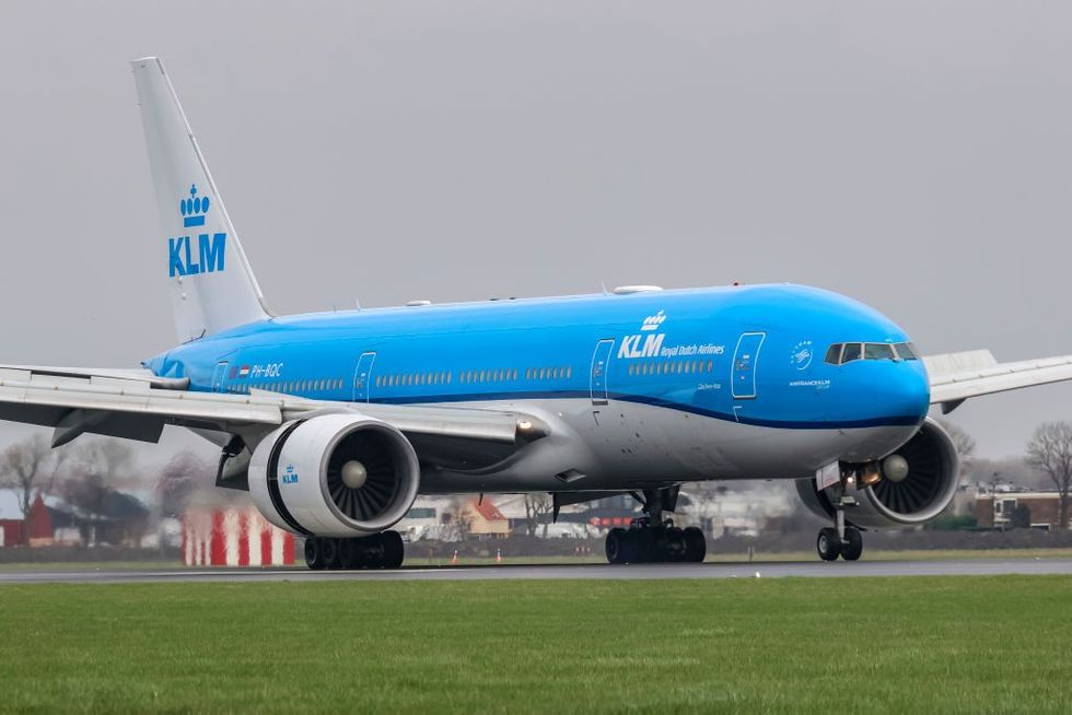 KLM flight
