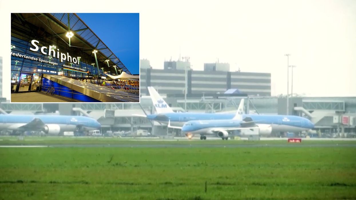 KLM plane at Amsterdam Airport