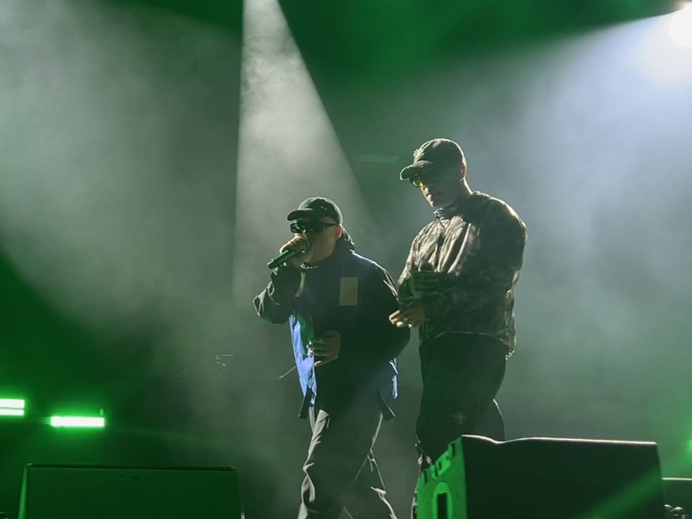 Kneecap perform at Wembley Arena in London