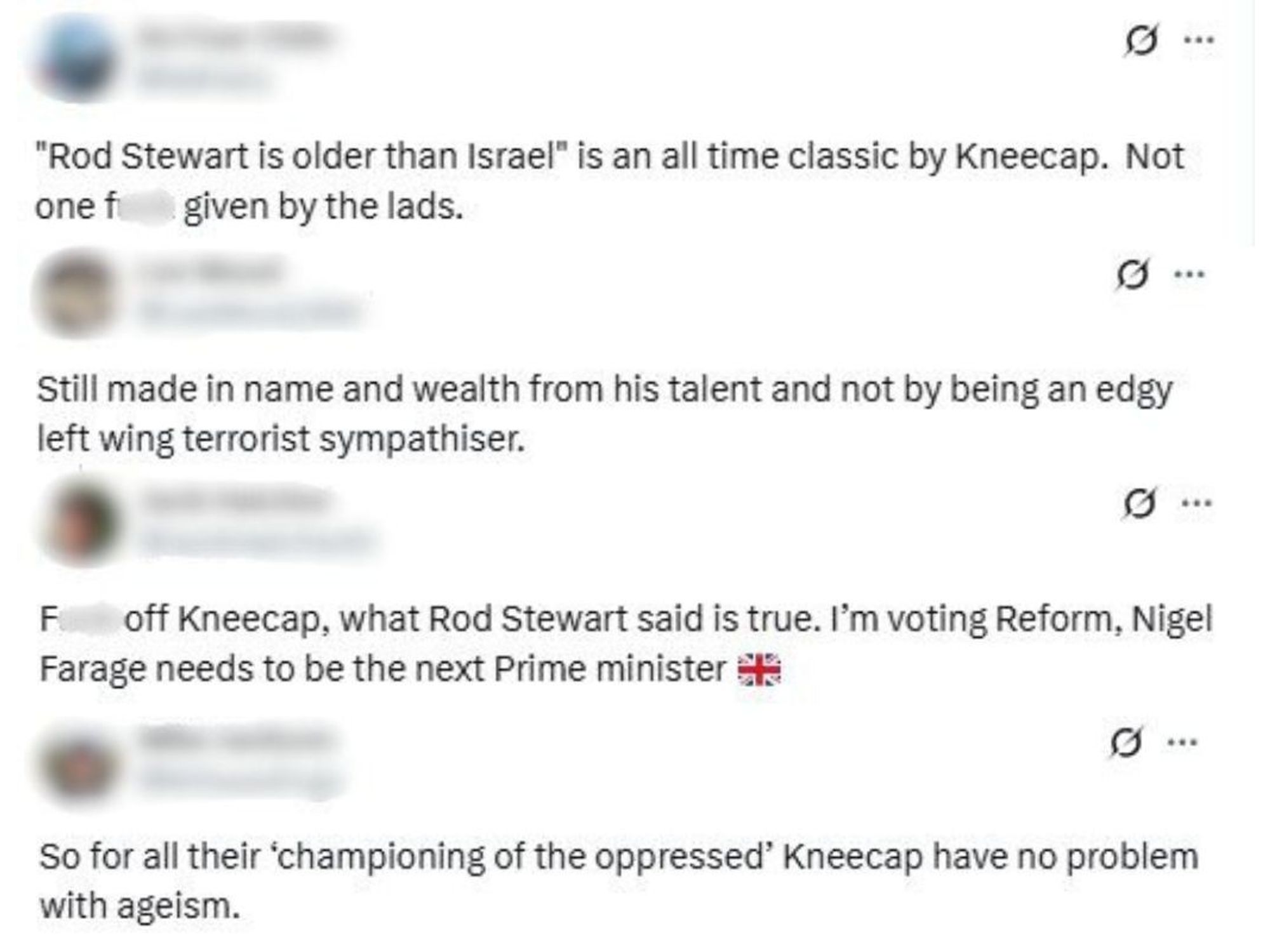 Kneecap's Rod Stewart comments