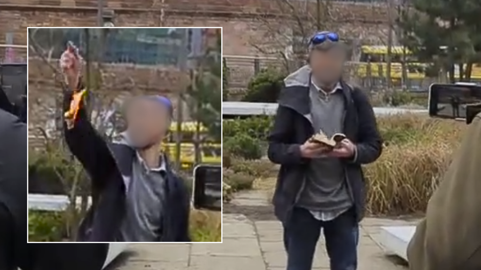 'Koran burning' in Manchester