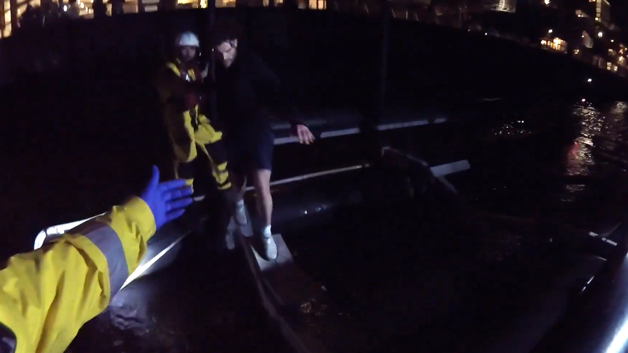 Kordan North and RNLI crew