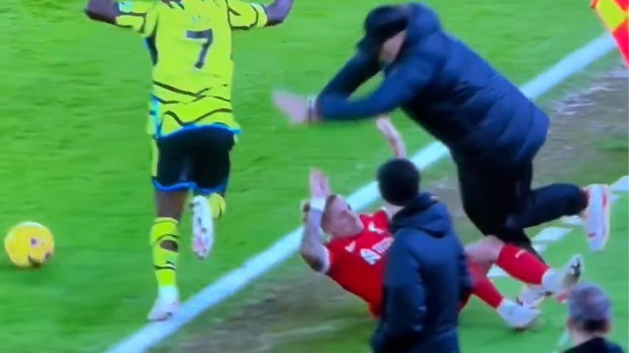 Kostas Tsimikas took out Jurgen Klopp