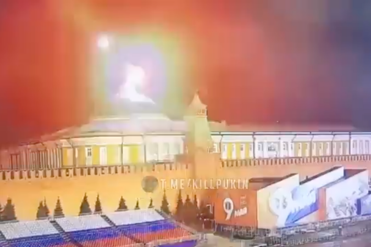 Kremlin on fire