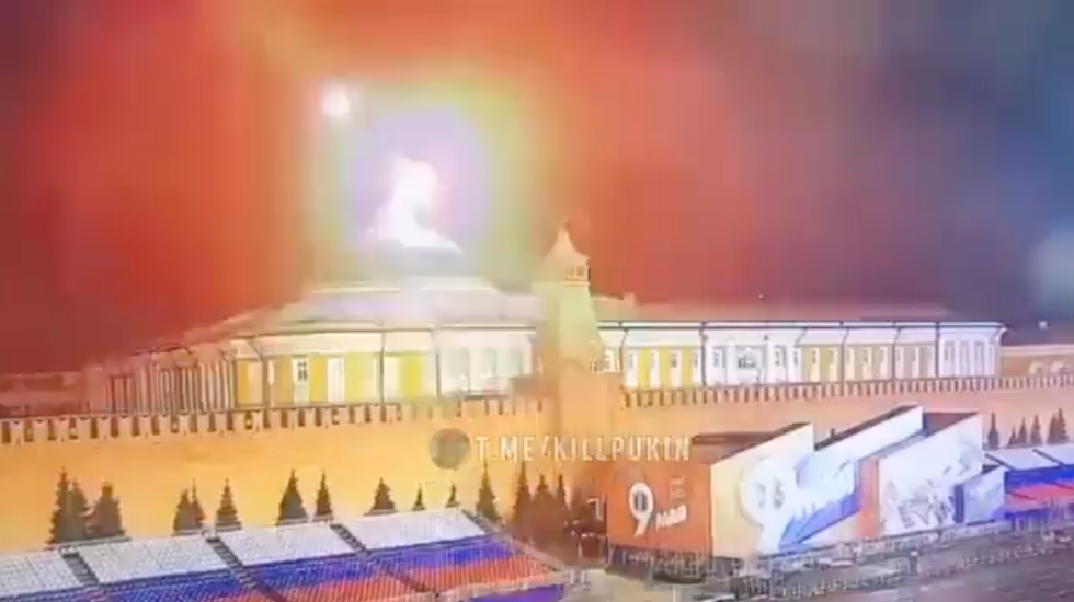 Kremlin on fire