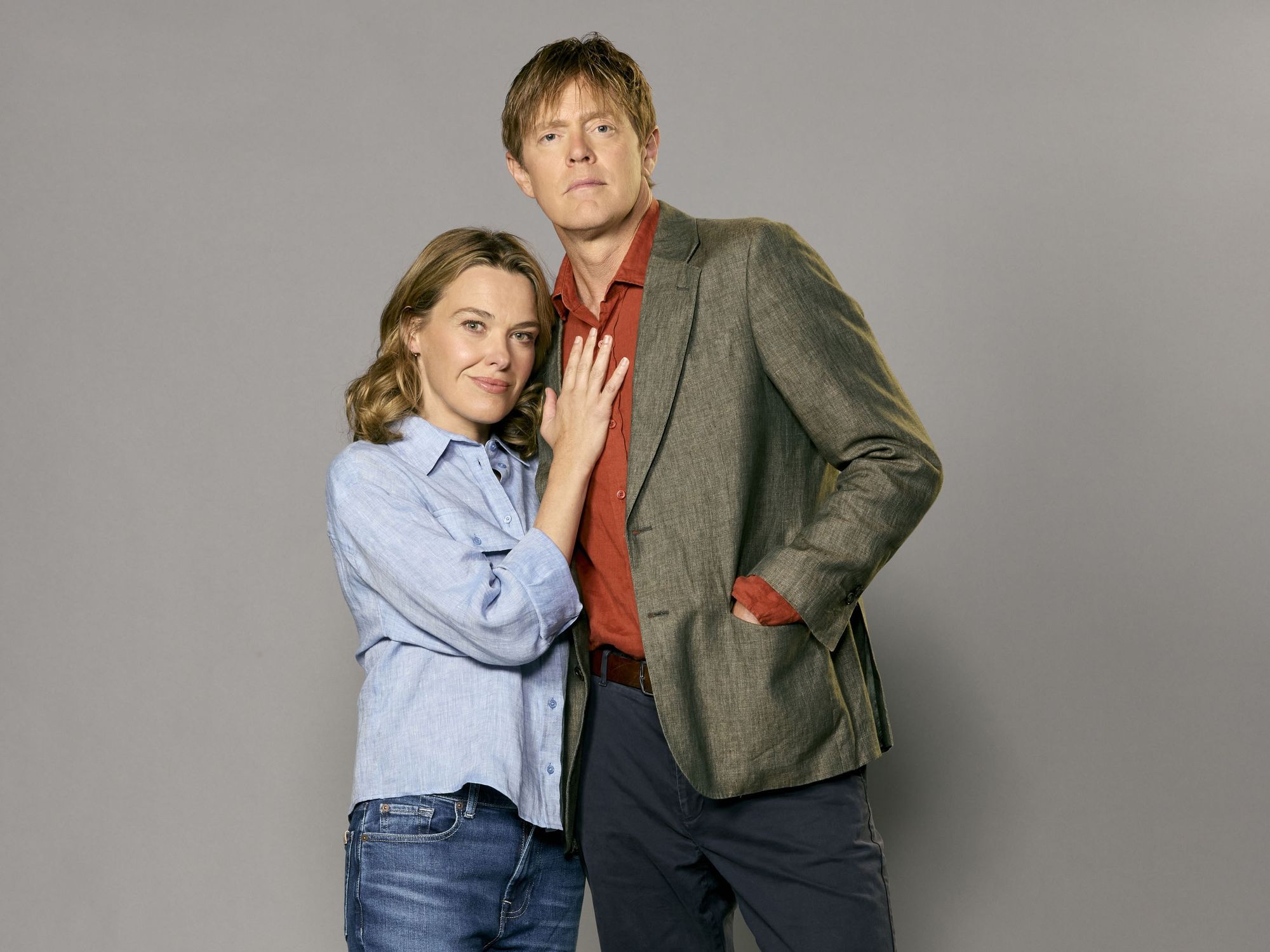 Kris Marshall and Sally Bretton