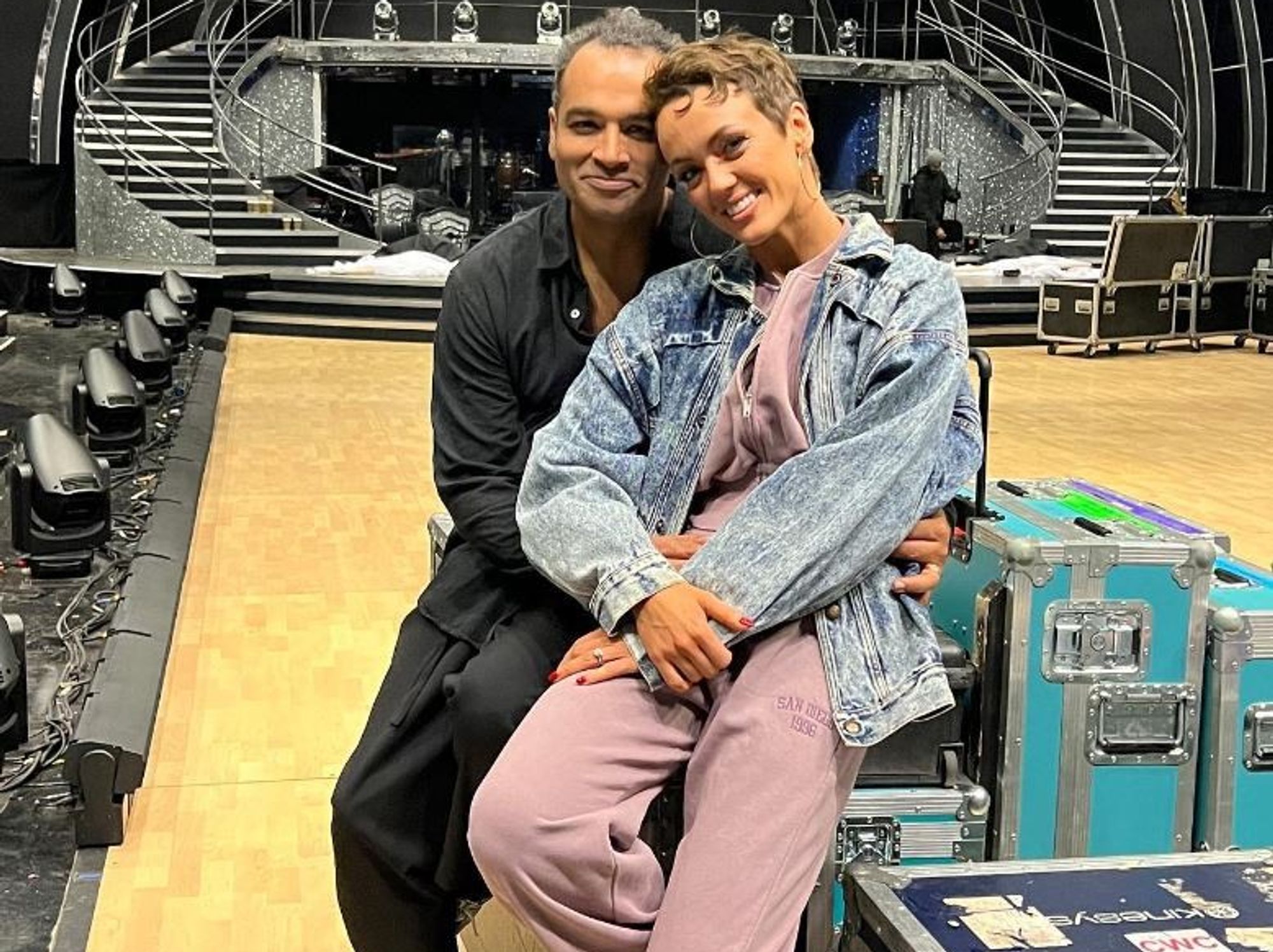 Krishnan Guru-Murthy and Lauren Oakley