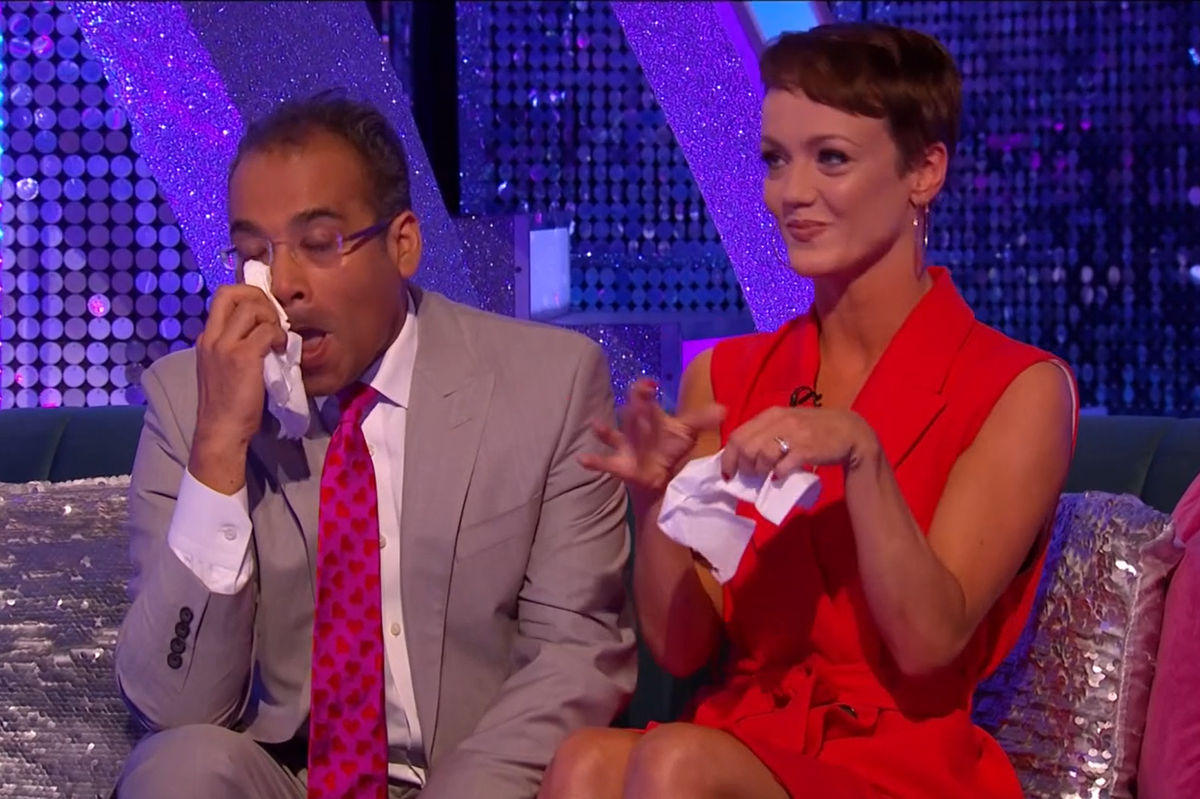 Krishnan Guru-Murthy and Lauren Oakley