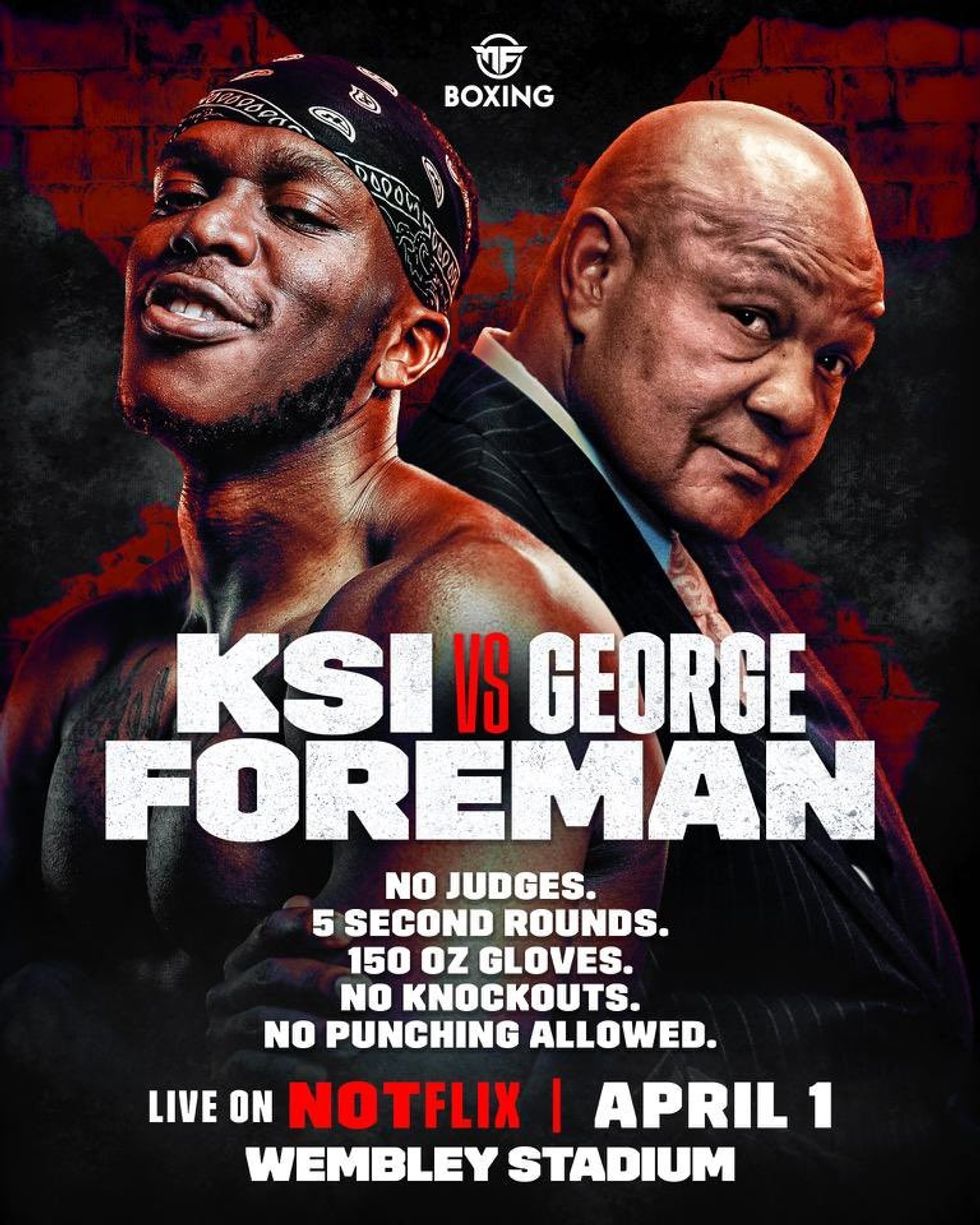 KSI and George Foreman