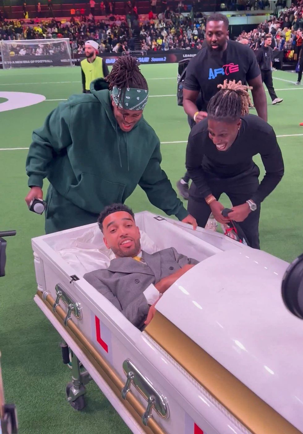 KSI has been given unprecedented power to pull pranks on live TV to a paying audience