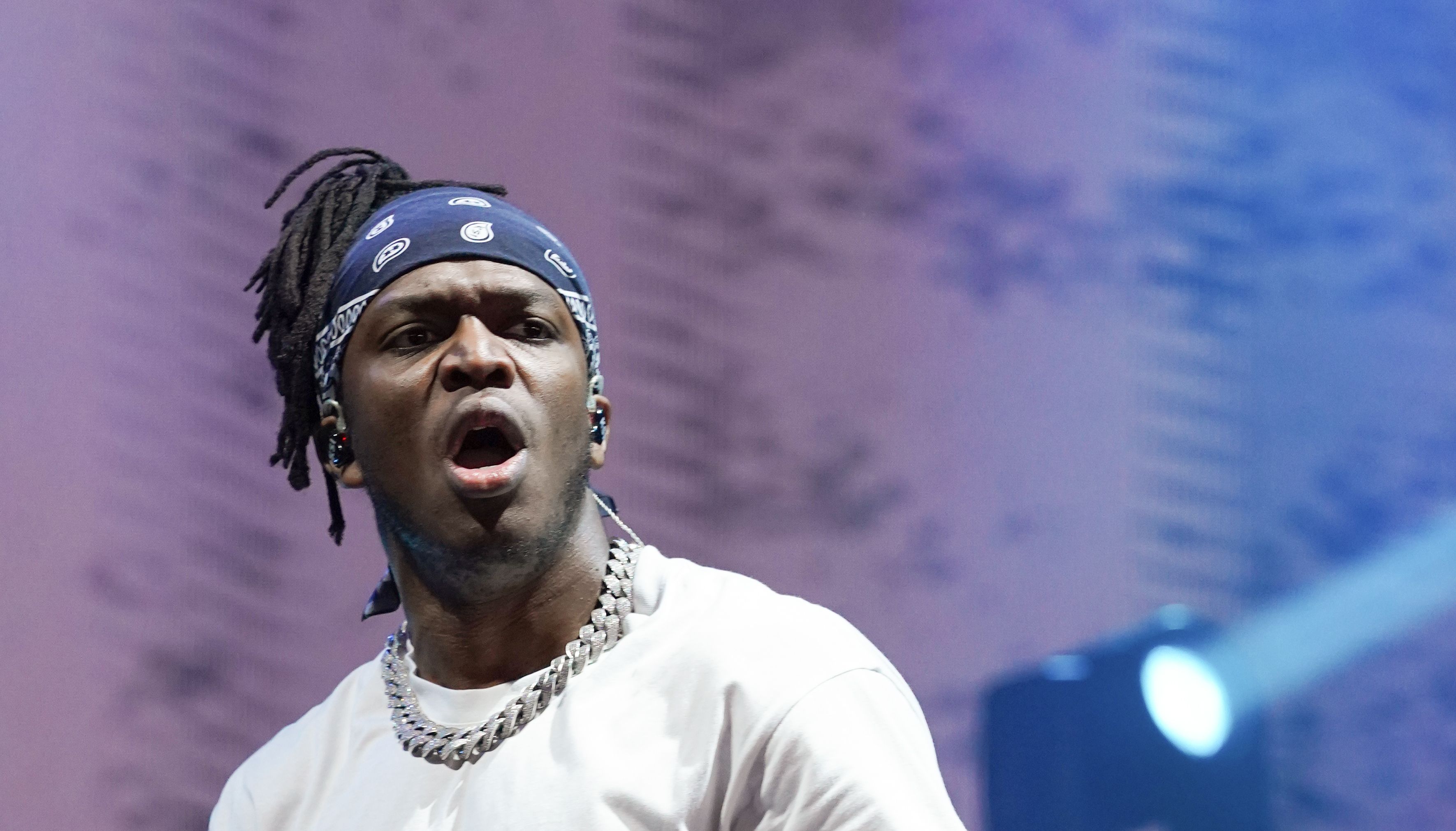 KSI performs on the future sounds stage during BBC Radio 1's Big Weekend at the War Memorial Park in Coventry. Picture date: Saturday May 28, 2022.