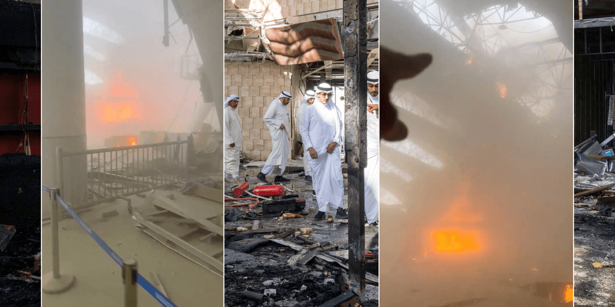 Kuwait airport ablaze after Iranian drone strike in major ceasefire violation