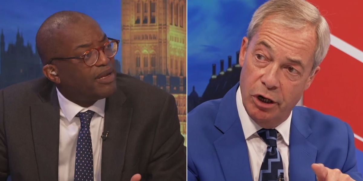 NextImg:Nigel Farage embroiled in furious row as Kwasi Kwarteng blasts 'you are all over the place!'