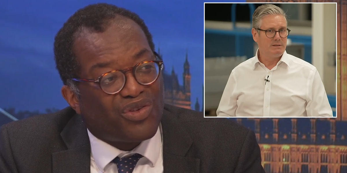 NextImg:Kwasi Kwarteng brutally tears apart Keir Starmer’s attack on Nigel Farage: ‘Disaster!’