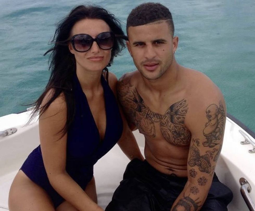 Kyle Walker and Annie Kilner met as teenagers