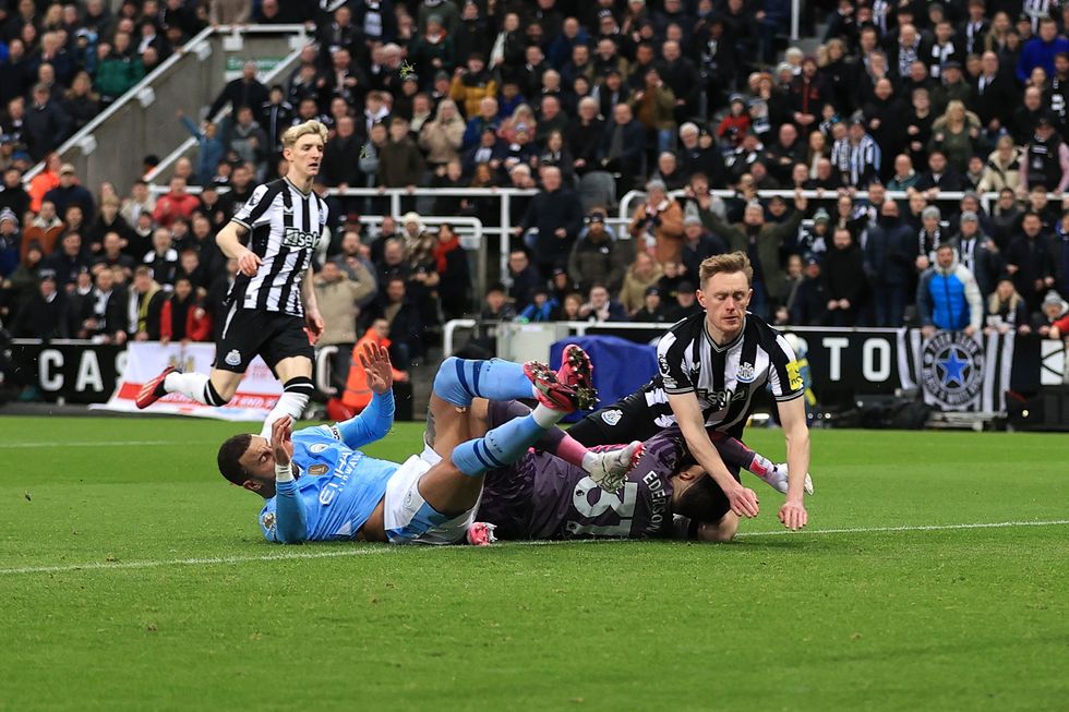 Kyle Walker and Sean Longstaff
