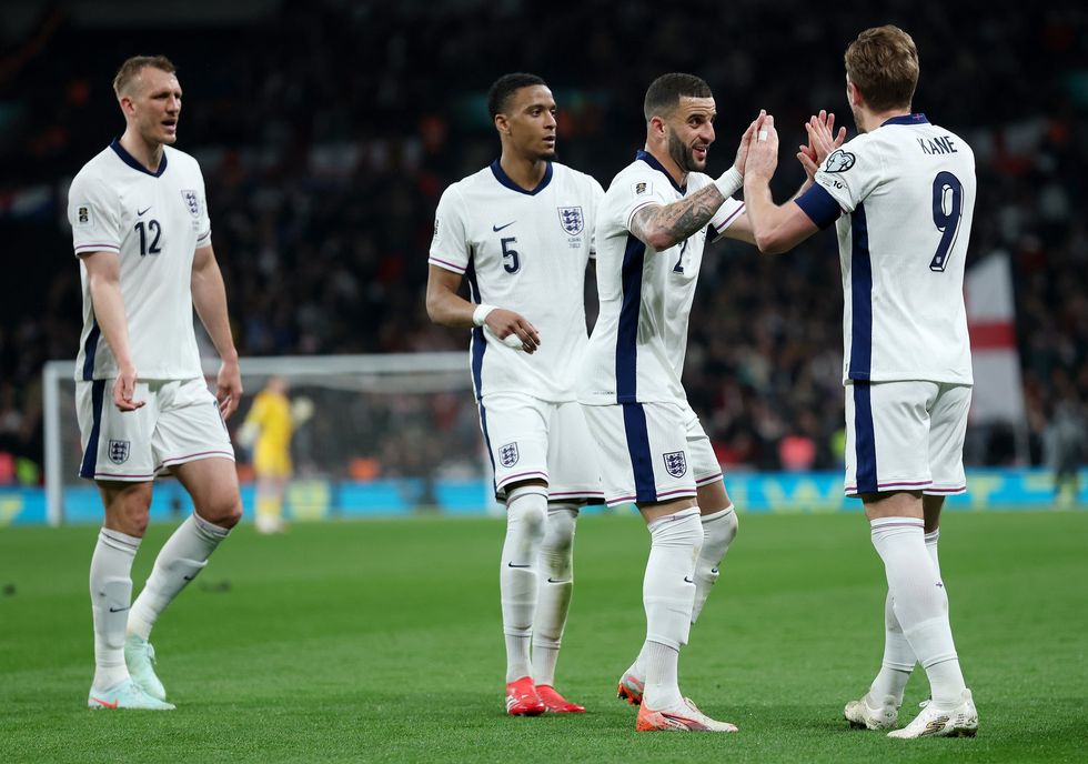 Kyle Walker made 96 caps for England, agonisingly close to joining the 100-cap club