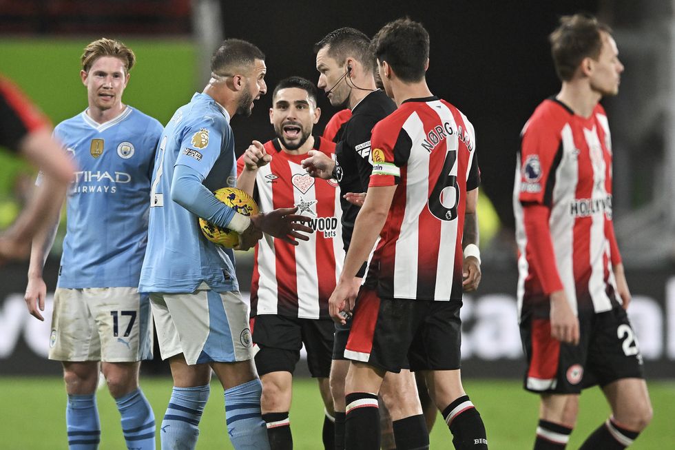 Kyle Walker Man City Brentford