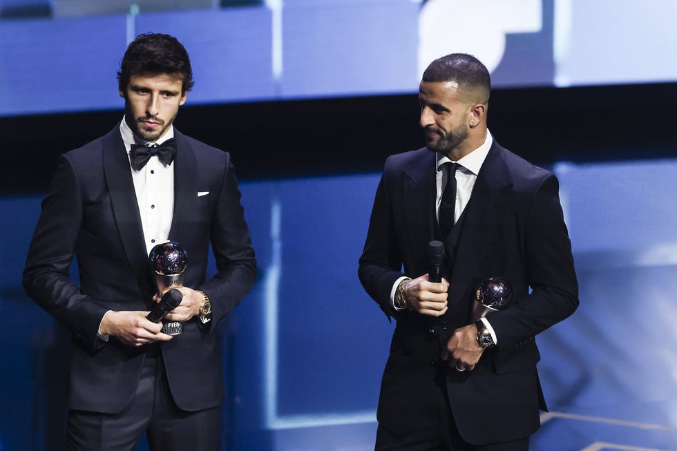 Kyle Walker was at the FIFA Best Award ceremony