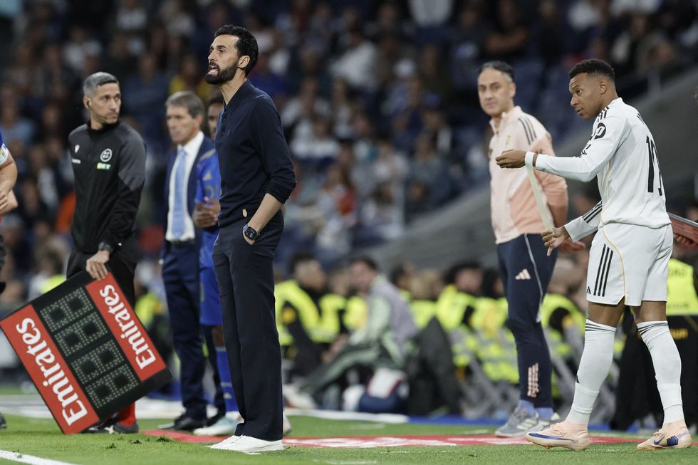 Kylian Mbappe returned to action for Real Madrid on Thursday night