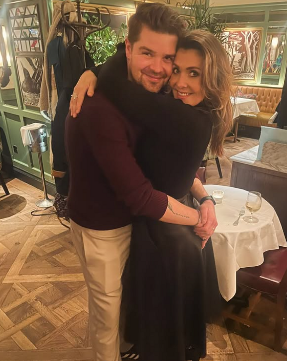 Kym Marsh and Samuel Thomas