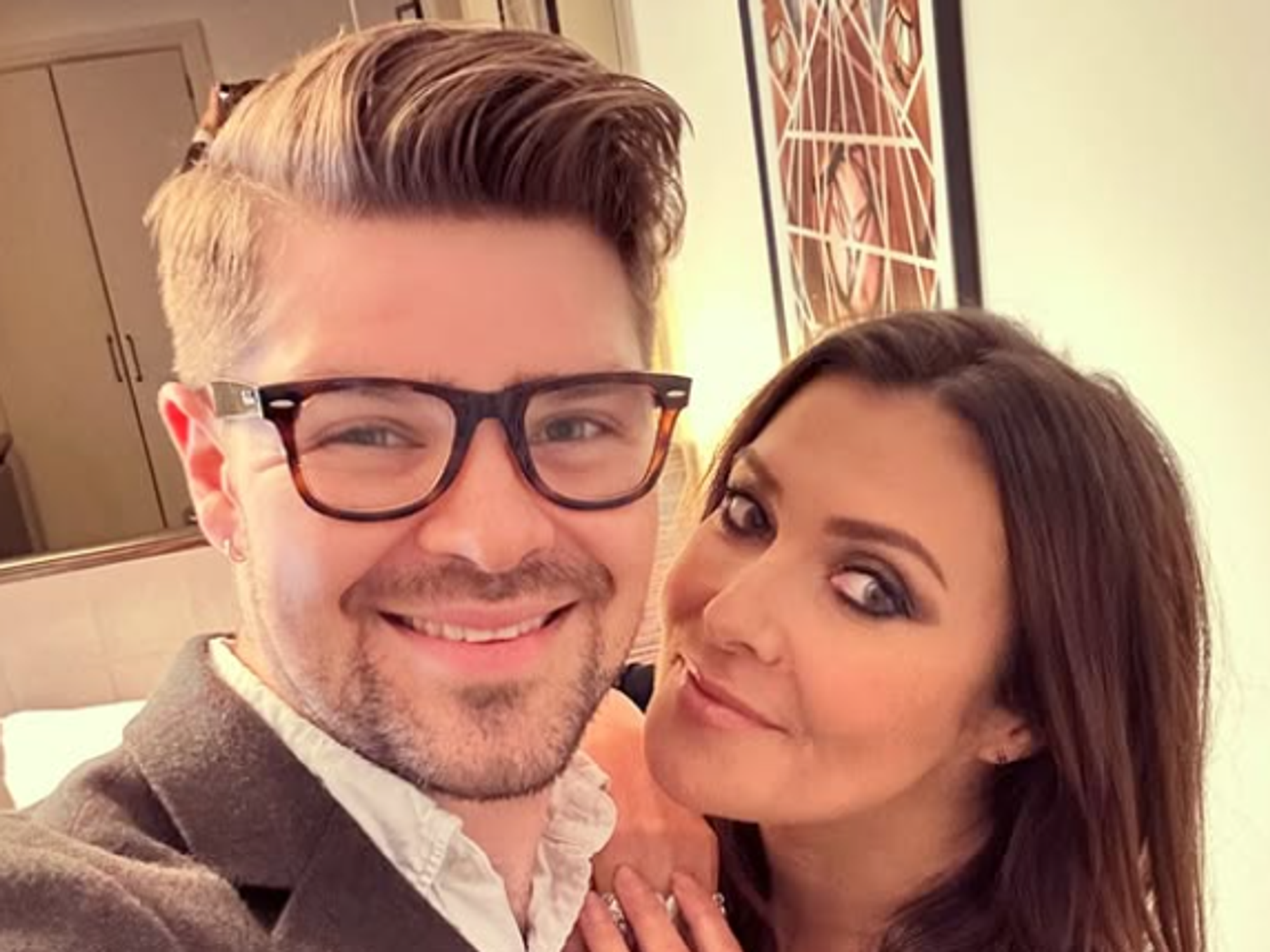 Kym Marsh and Samuel Thomas