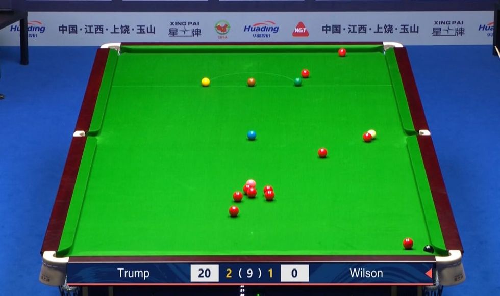 Kyren Wilson didn't feel he had any better options on