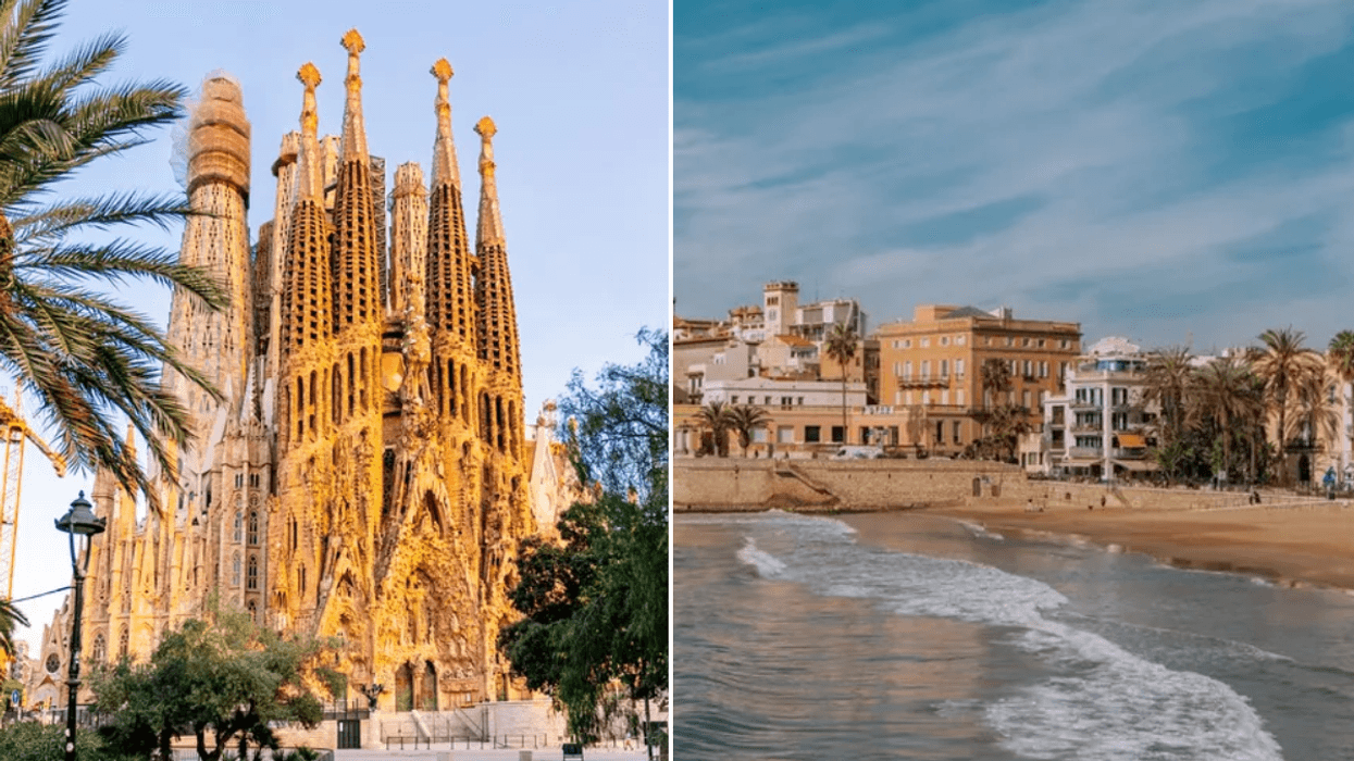 La Sagrada Familia Barcelona Spain / Barcelona beach