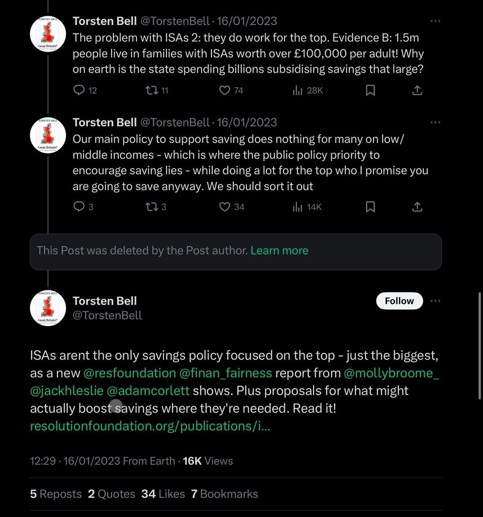 Labour candidate tweets
