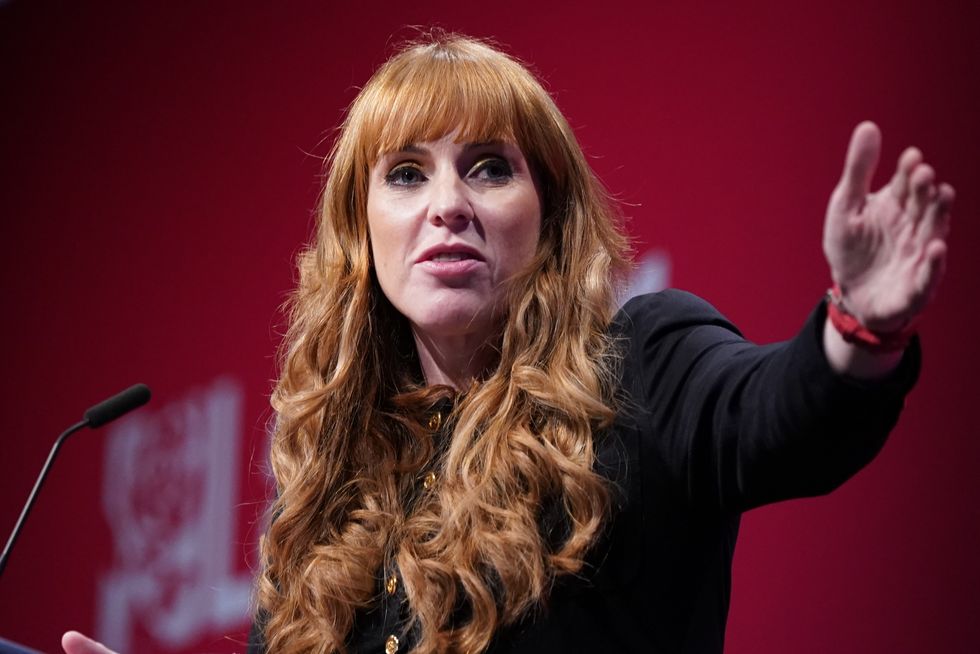 Labour deputy leader Angela Rayner speaks at the Labour Party conference in Brighton. Picture date: Saturday September 25, 2021.