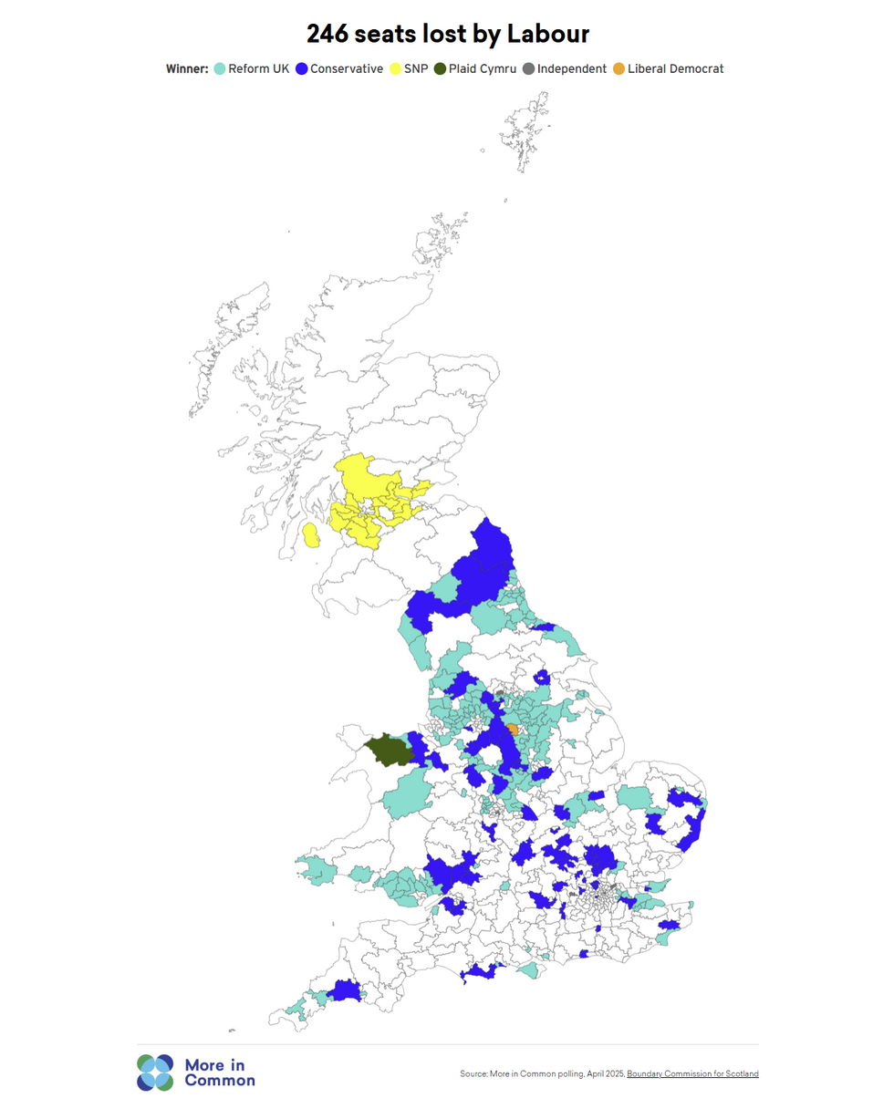 Labour flip map