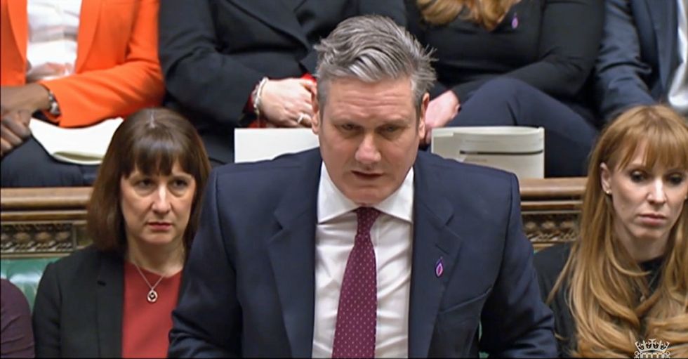Labour leader Keir Starmer speaks during Prime Minister's Questions in the House of Commons, London. Picture date: Wednesday January 25, 2023. See PA story Politics PMQs. Photo credit should read: House of Commons/PA Wire