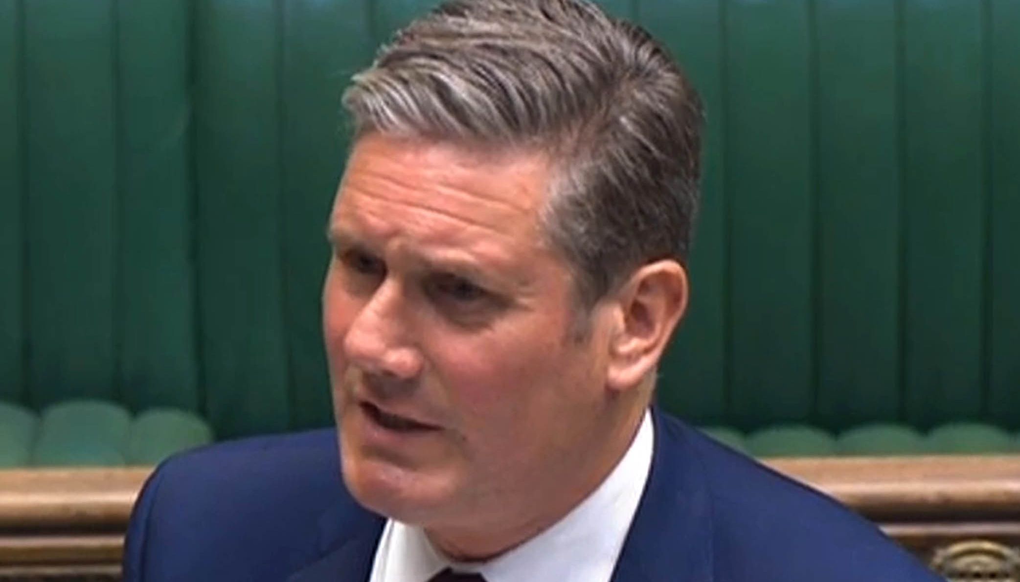 Labour Leader Keir Starmer speaks during Prime Minister's Questions in the House of Commons.