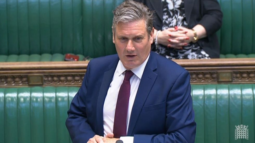 Labour leader Keir Starmer speaks during Prime Minister's Questions in the House of Commons, London. Picture date: Wednesday July 21, 2021.