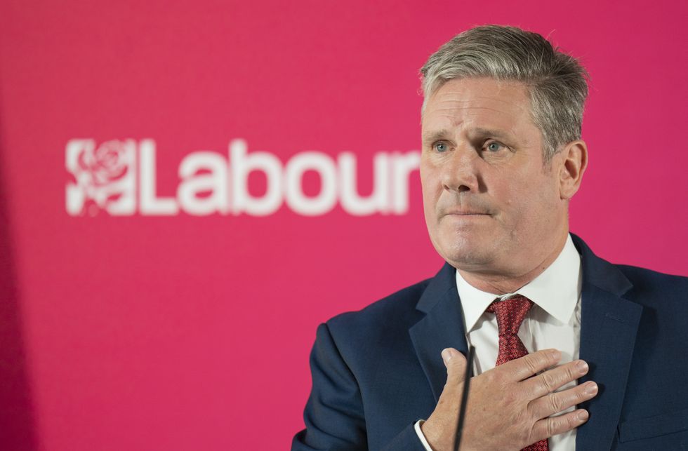 Labour leader Sir Keir Starmer delivers a speech on Labour's plans for growing the UK economy, at the Spine building, Paddington Village, as part of a two day visit to Liverpool. Picture date: Monday July 25, 2022.