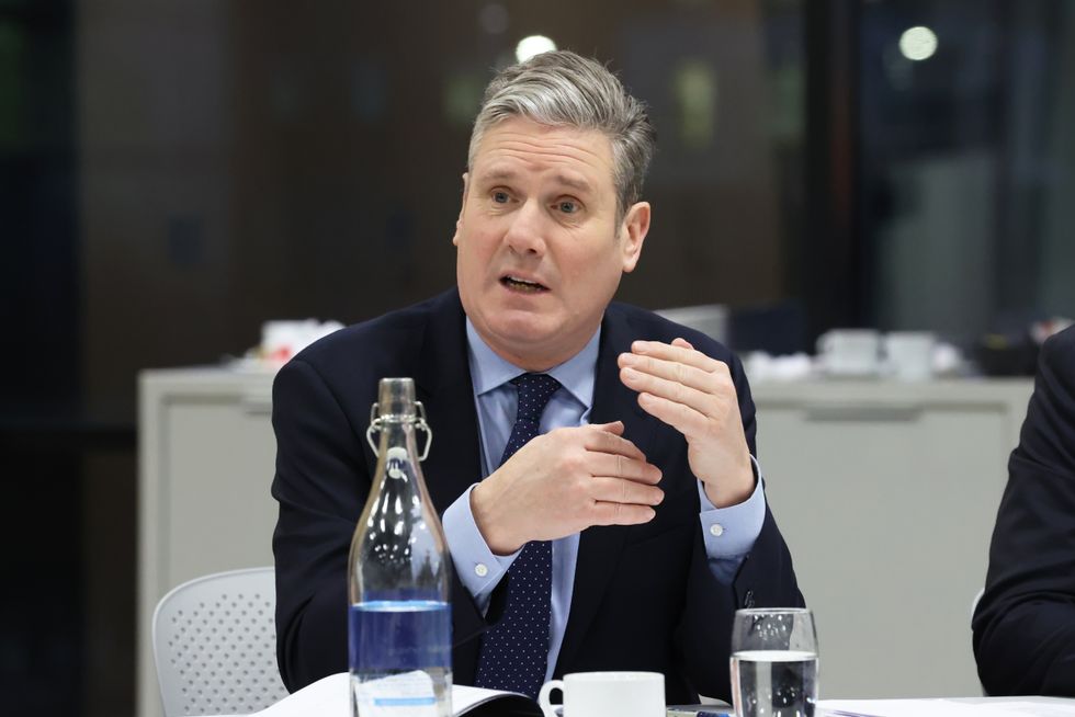 Labour leader Sir Keir Starmer during a Brexit Business Working Group breakfast at KPMG offices in Belfast. Picture date: Thursday January 12, 2023.