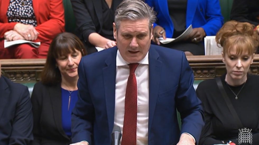 Labour leader Sir Keir Starmer speaks during Prime Minister's Questions in the House of Commons, London. Picture date: Wednesday December 14, 2022.