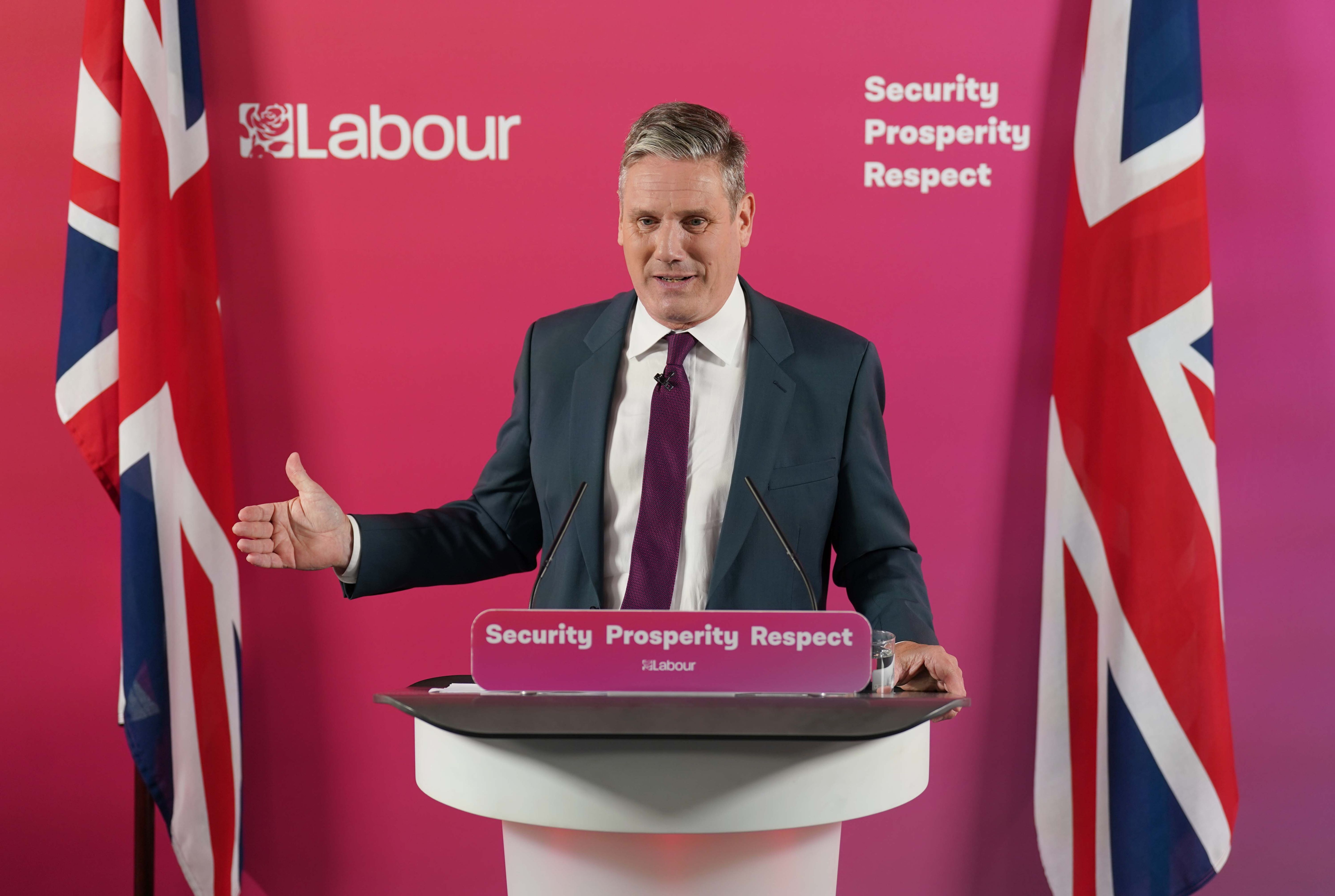 Labour leader Sir Keir Starmer