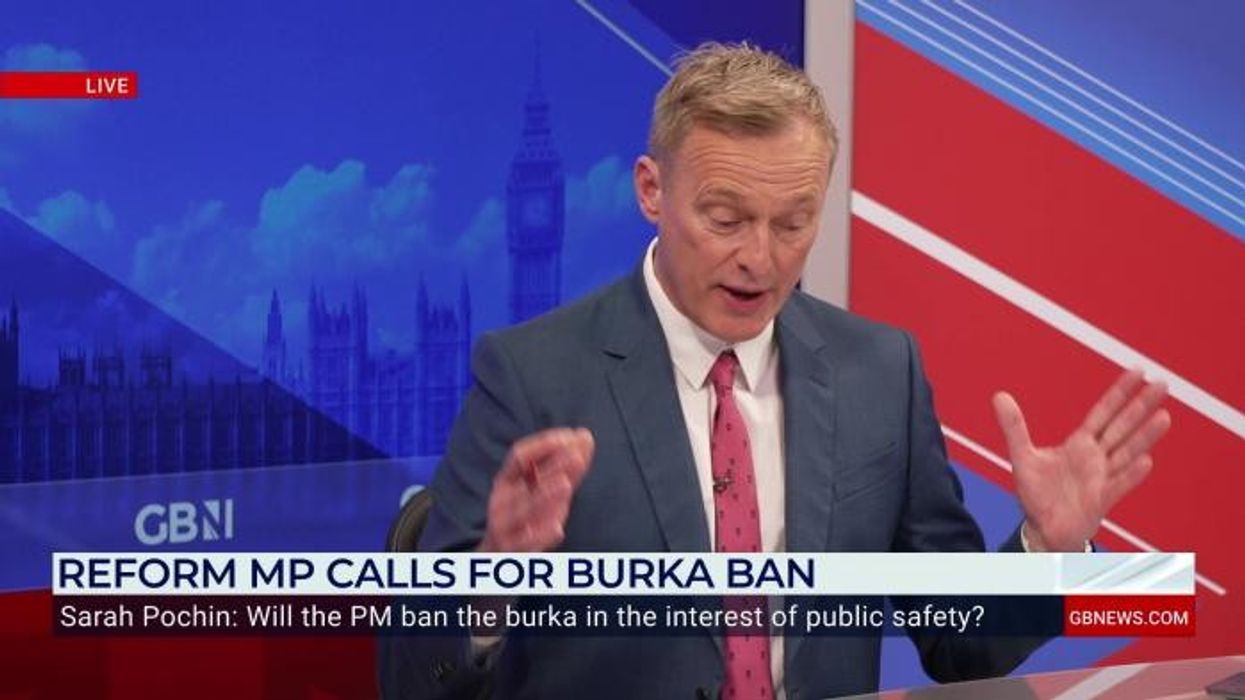 Huge burqa row erupts on GB News as guest accuses Sarah Pochin of RACISM for demanding ban