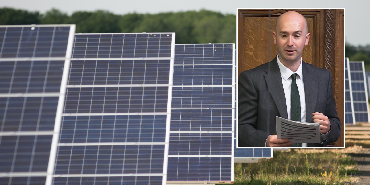 NextImg:Fears local town to be completely surrounded by solar panels amid plans for energy park as big as 1,800 football pitches